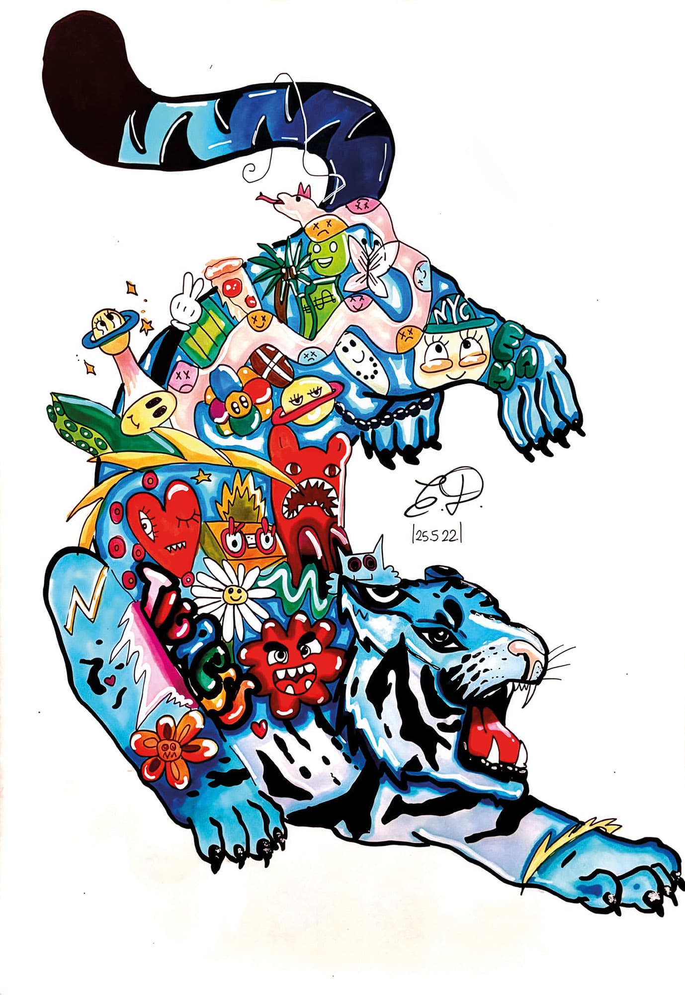 Žestoki, šareni tigar